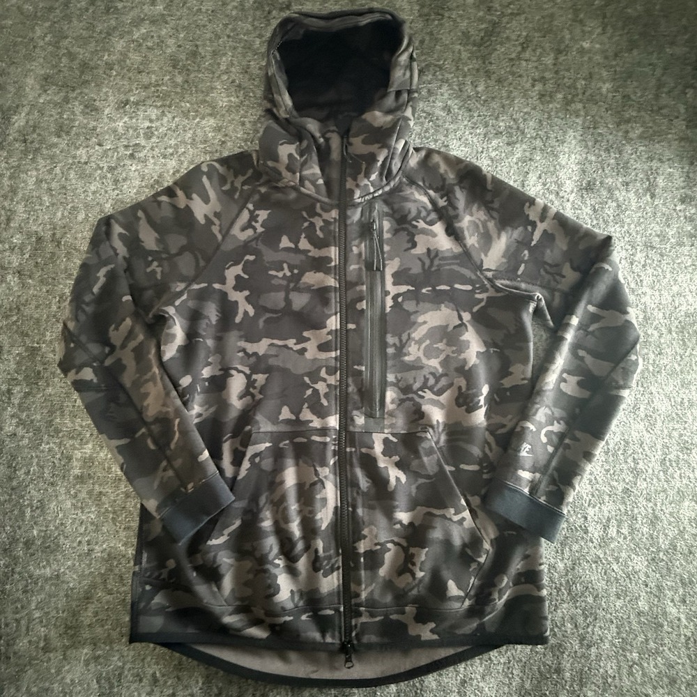Nike Tech Fleece Hoodie OG Gen 1 Carbon Camo Full Zip Windrunner Mens M 678950
